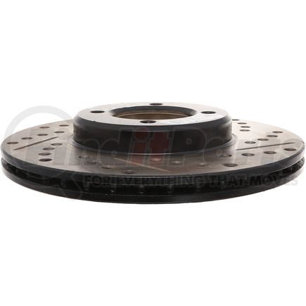 127.44027CL by STOPTECH - StopTech Sport Cryo Drilled & Slotted Brake Rotor; Front Left