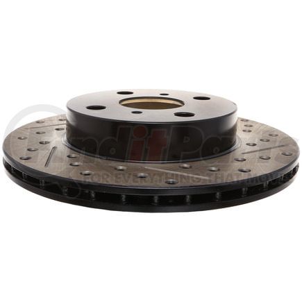127.44028L by STOPTECH - StopTech Sport Drilled & Slotted Brake Rotor; Front Left