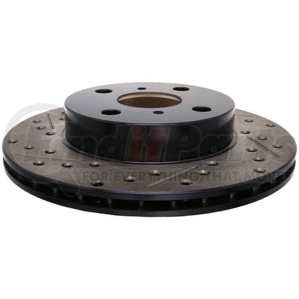 127.44028R by STOPTECH - StopTech Sport Drilled & Slotted Brake Rotor; Front Right
