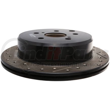 127.44041CR by STOPTECH - StopTech Sport Cryo Drilled & Slotted Brake Rotor; Rear Right