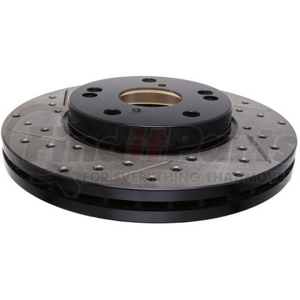 127.44076R by STOPTECH - StopTech Sport Drilled & Slotted Brake Rotor; Front Right