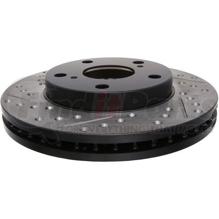 127.44078R by STOPTECH - StopTech Sport Drilled & Slotted Brake Rotor; Front Right