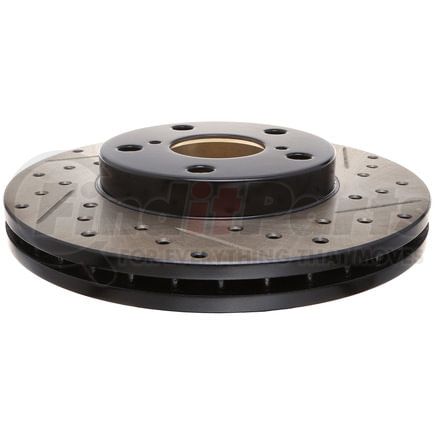 127.44081L by STOPTECH - StopTech Sport Drilled & Slotted Brake Rotor; Front Left