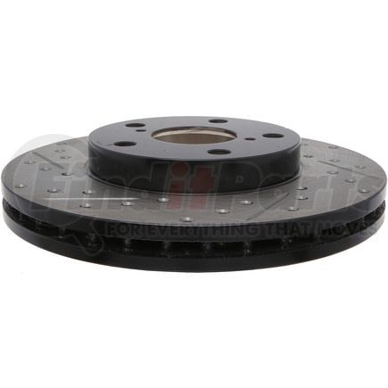 127.44081R by STOPTECH - StopTech Sport Drilled & Slotted Brake Rotor; Front Right