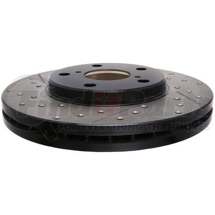 127.44095L by STOPTECH - StopTech Sport Drilled & Slotted Brake Rotor; Front Left