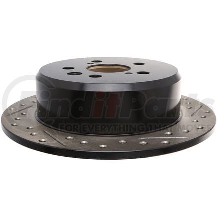 127.44110L by STOPTECH - StopTech Sport Drilled & Slotted Brake Rotor; Rear Left