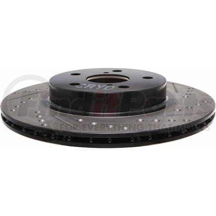 127.44111CL by STOPTECH - StopTech Sport Cryo Drilled & Slotted Brake Rotor; Front Left