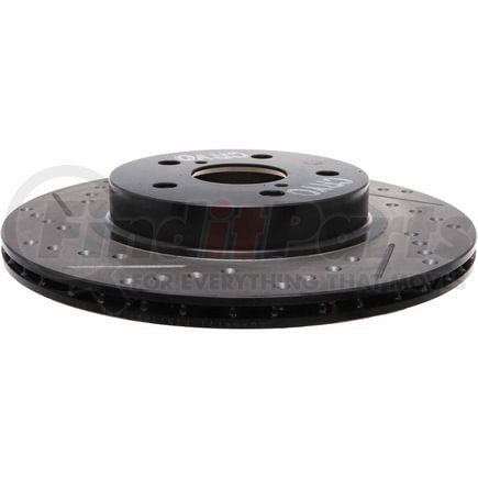 127.44111CR by STOPTECH - StopTech Sport Cryo Drilled & Slotted Brake Rotor; Front Right