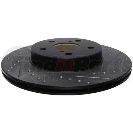 127.44111L by STOPTECH - StopTech Sport Drilled & Slotted Brake Rotor; Front Left