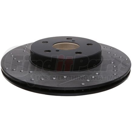 127.44111R by STOPTECH - StopTech Sport Drilled & Slotted Brake Rotor; Front Right