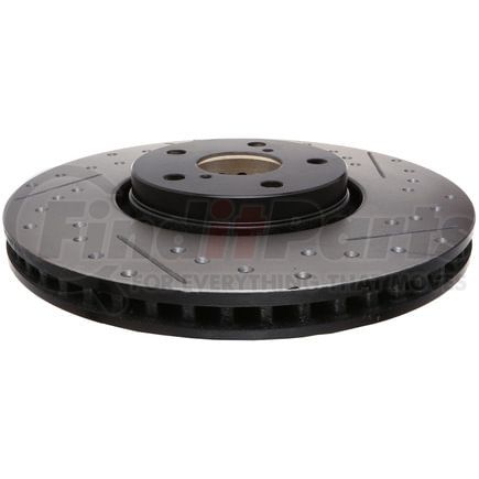127.44138L by STOPTECH - StopTech Sport Drilled & Slotted Brake Rotor; Front Left