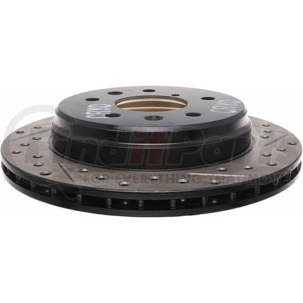 127.45024CL by STOPTECH - StopTech Sport Cryo Drilled & Slotted Brake Rotor; Rear Left