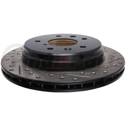 127.45024L by STOPTECH - StopTech Sport Drilled & Slotted Brake Rotor; Rear Left
