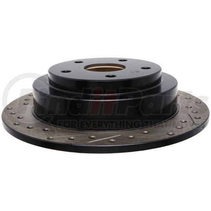 127.47015R by STOPTECH - StopTech Sport Drilled & Slotted Brake Rotor; Rear Right