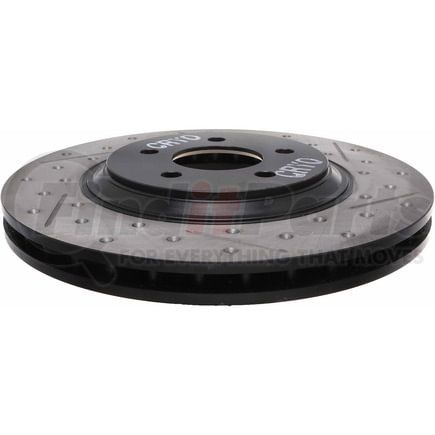 127.61044CL by STOPTECH - StopTech Sport Cryo Drilled & Slotted Brake Rotor; Front Left