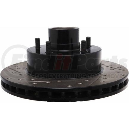 127.62002CR by STOPTECH - Sport Cryo Drilled & Slotted Brake Rotor, Front Right
