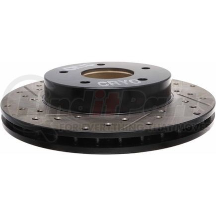 127.62025CR by STOPTECH - StopTech Sport Cryo Drilled & Slotted Brake Rotor; Rear Right