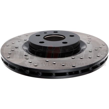128.02006L by STOPTECH - StopTech Sport Cross Drilled Brake Rotor; Rear Left