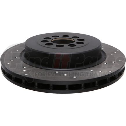 128.20018L by STOPTECH - StopTech Sport Cross Drilled Brake Rotor; Front Left