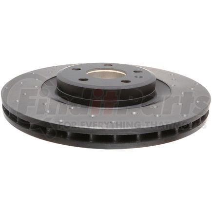 128.33124L by STOPTECH - StopTech Sport Cross Drilled Brake Rotor; Front Left