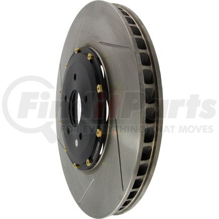 129.42104.16 by STOPTECH - StopTech AeroRotor 2 Piece Black Hat No Rotor Coating Drilled; Front Right