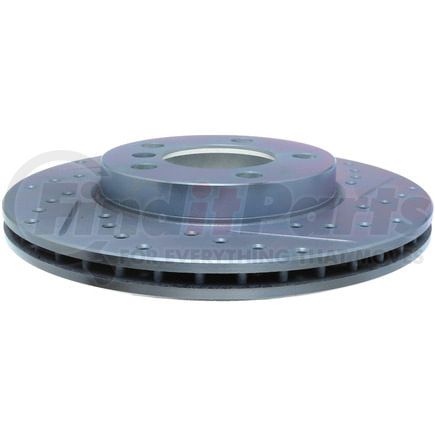 227.34136L by STOPTECH - StopTech Select Sport Drilled and Slotted Brake Rotor; Front Left