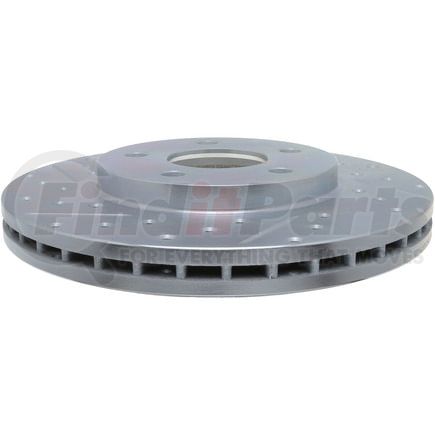 227.62077R by STOPTECH - StopTech Select Sport Drilled and Slotted Brake Rotor; Front Right