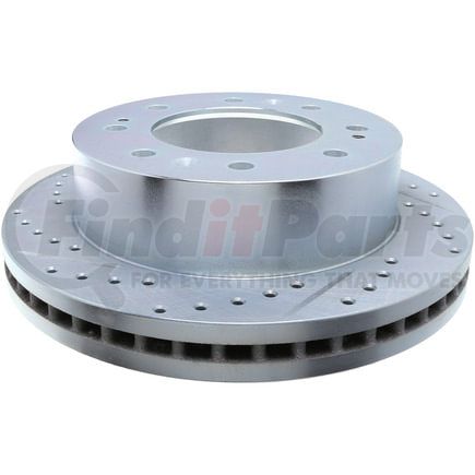 227.66074R by STOPTECH - StopTech Select Sport Drilled and Slotted Brake Rotor; Front Right
