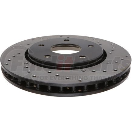 128.67069L by STOPTECH - StopTech Sport Cross Drilled Brake Rotor; Front Left