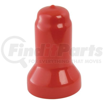 41353 by CURT MANUFACTURING - Switch Ball Cover (Fits 1in. Neck; 3/4in. Threaded Shank; Red Rubber; Packaged)