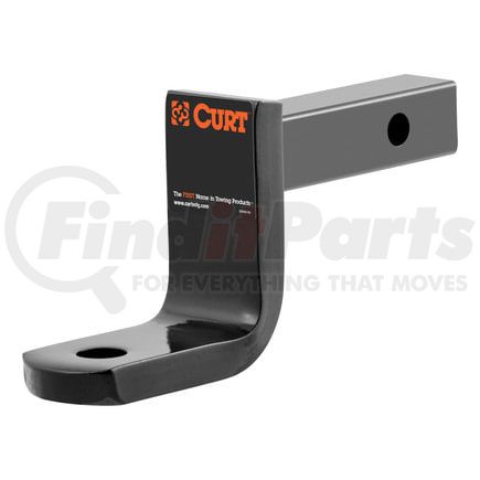 45017 by CURT MANUFACTURING - Class 2 Ball Mount (1-1/4in. Shank; 3;500 lbs.; 3-1/4in. Drop; 6-1/4in. Long)