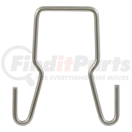 45807 by CURT MANUFACTURING - Trailer Safety Chain Holder Bracket (2in. Shank)