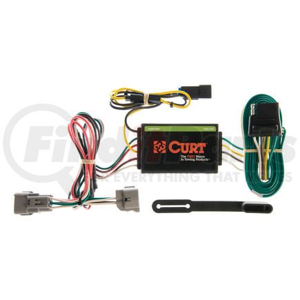 55260 by CURT MANUFACTURING - Custom Wiring Harness; 4-Way Flat Output; Select Jeep Grand Cherokee