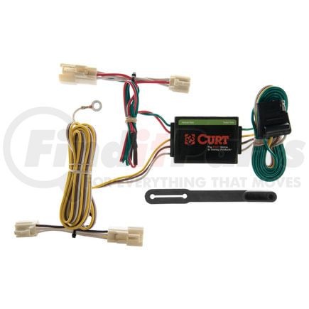 55358 by CURT MANUFACTURING - Custom Wiring Harness; 4-Way Flat Output; Select Toyota Camry