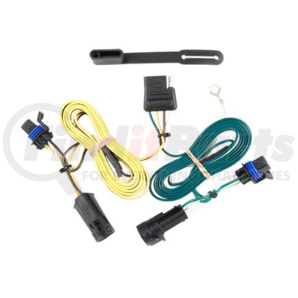 56013 by CURT MANUFACTURING - Custom Wiring Harness; 4-Way Flat Output; Select Chevrolet Malibu; Pontiac G6