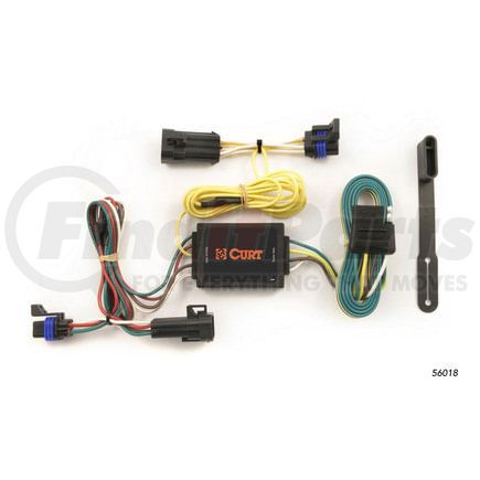 56018 by CURT MANUFACTURING - Custom Wiring Harness; 4-Way Flat Output; Select Saturn Vue