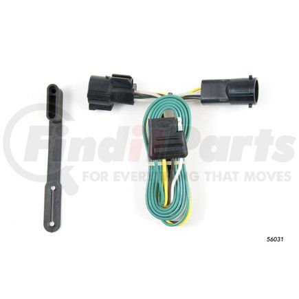 56031 by CURT MANUFACTURING - Custom Wiring Harness; 4-Way Flat Output; Select Ford F-150