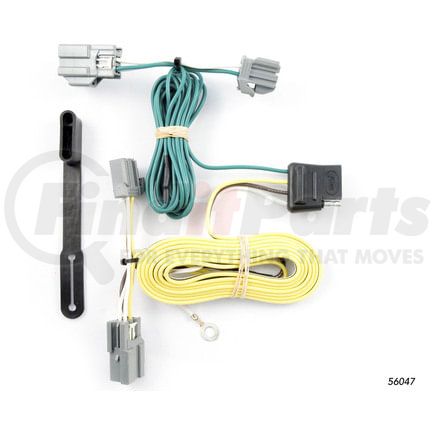 56047 by CURT MANUFACTURING - Custom Wiring; 4-Way Flat Output; Select Buick Lucerne; Ford Fiesta Sedan