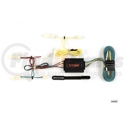 56082 by CURT MANUFACTURING - Custom Wiring Harness; 4-Way Flat Output; Select Mazda MX-5 Miata