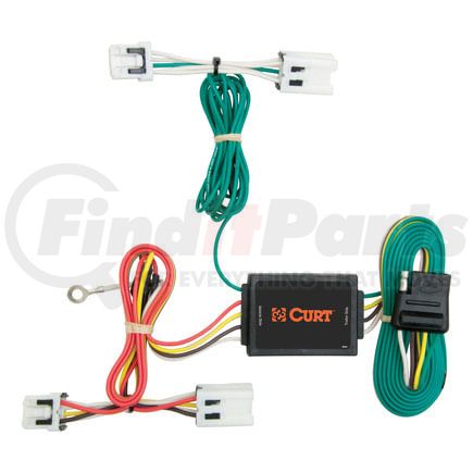 56124 by CURT MANUFACTURING - Custom Wiring Harness; 4-Way Flat Output; Select Nissan Juke