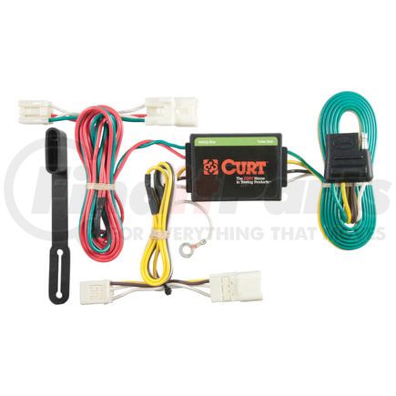 56126 by CURT MANUFACTURING - Custom Wiring Harness; 4-Way Flat Output; Select Hyundai Elantra