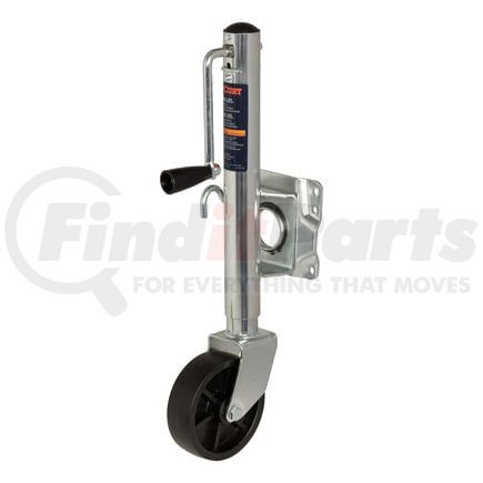 25003 by CURT MANUFACTURING - Marine Trailer Jack with 6in. Wheel (1;000 lbs; 10in. Travel; Packaged)