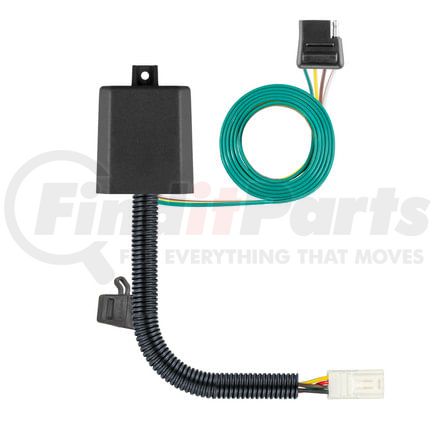 56489 by CURT MANUFACTURING - Custom Wiring Harness; 4-Way Flat Output; Select Toyota Sienna