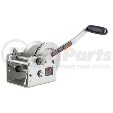 29526 by CURT MANUFACTURING - Hand-Crank 2-Speed Win.; 2;600 lbs; 12.7:1 Low Gear Ratio; 10.6in. Handle