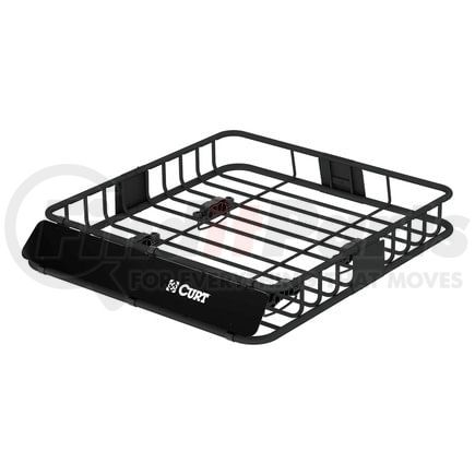 18115 by CURT MANUFACTURING - 42in. x 37in. Black Steel Roof Rack Cargo Carrier