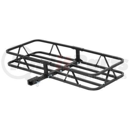 18145 by CURT MANUFACTURING - 48in. x 20in. Black Steel Basket Cargo Carrier (1-1/4in.; 2in. Adapter; 500 lbs.