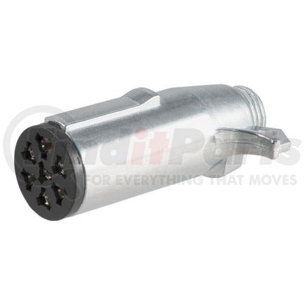 58161 by CURT MANUFACTURING - 7-Way Round Connector Plug (Trailer Side; Packaged)