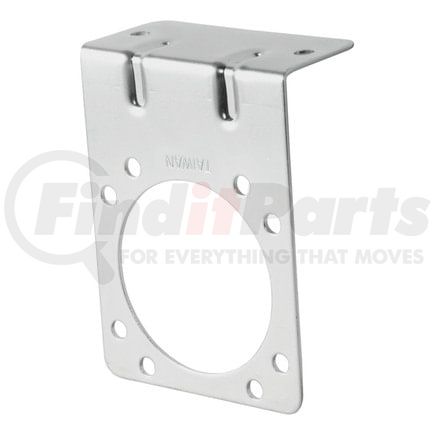 58231 by CURT MANUFACTURING - Connector Mounting Bracket for 7-Way RV Blade (Zinc; Packaged)