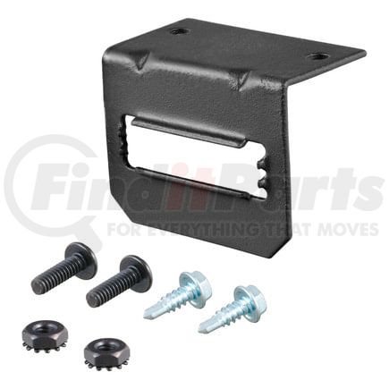 58303 by CURT MANUFACTURING - Connector Mounting Bracket for 5-Way Flat