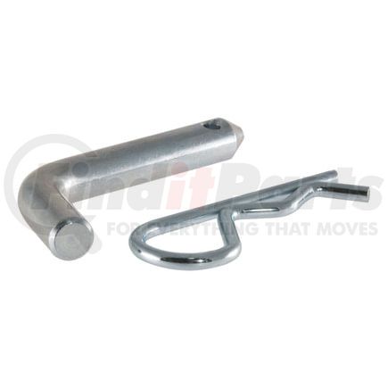 21401 by CURT MANUFACTURING - 1/2in. Hitch Pin (1-1/4in. Receiver; Zinc; Packaged)